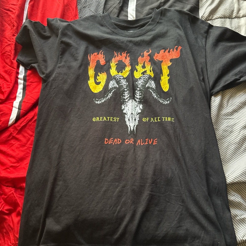Black GOAT Graphic T-Shirt
